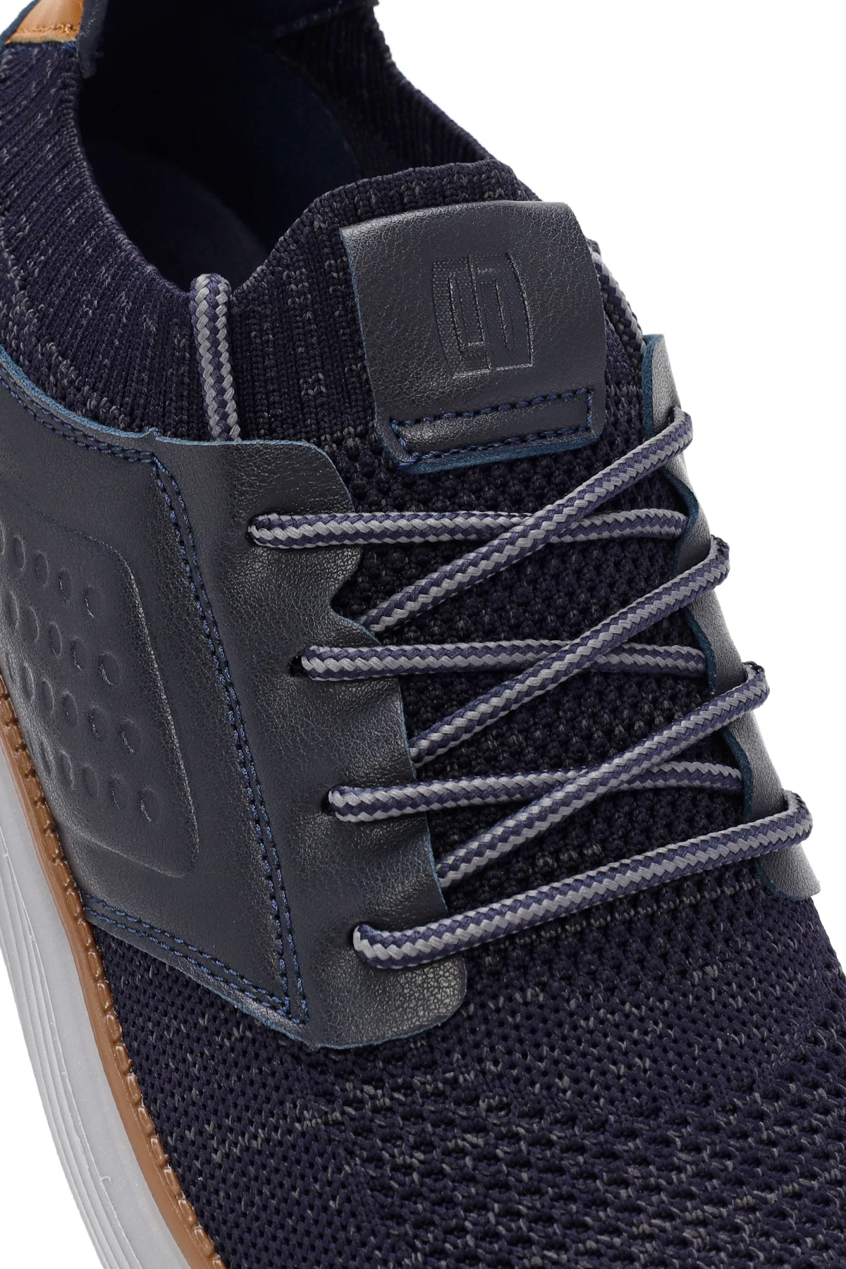 Erkek Lacivert Kumaş Sneaker - Image 9