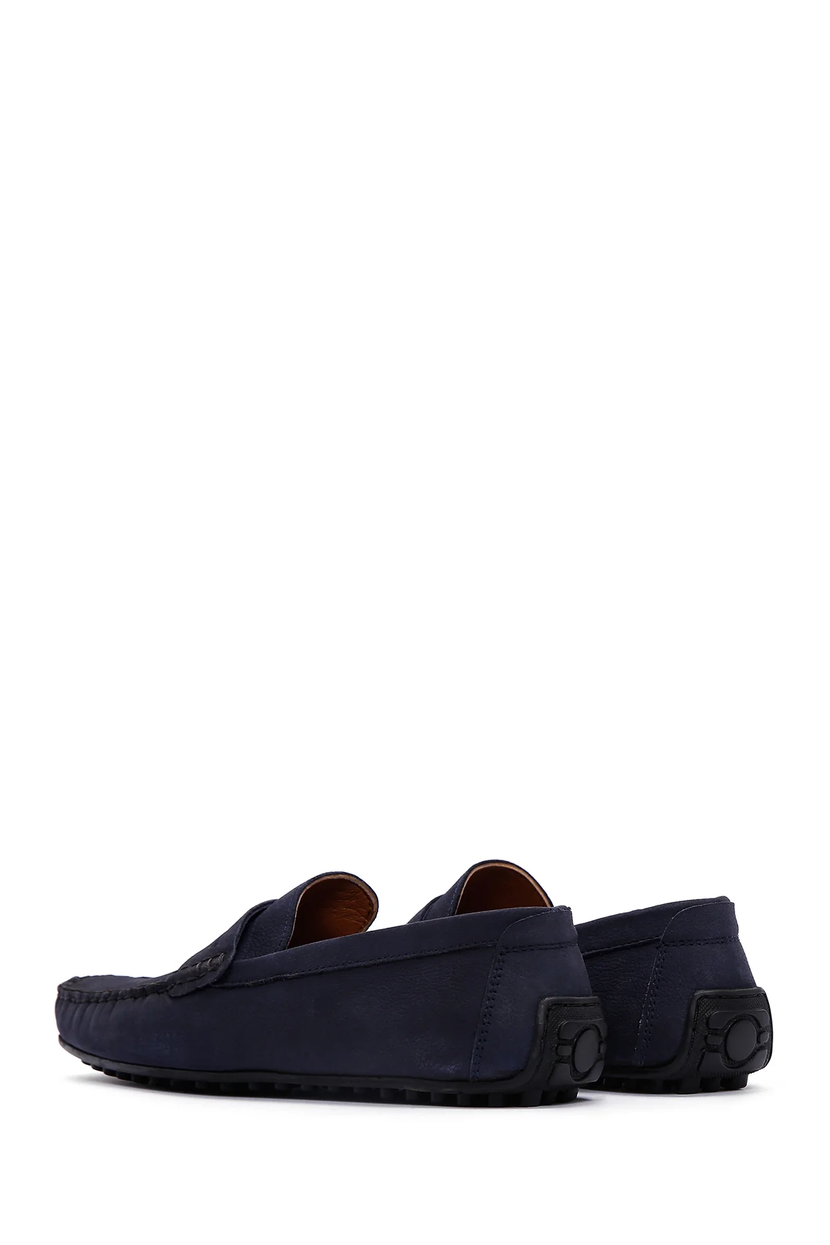 Erkek Lacivert Nubuk Deri Casual Loafer - Image 5