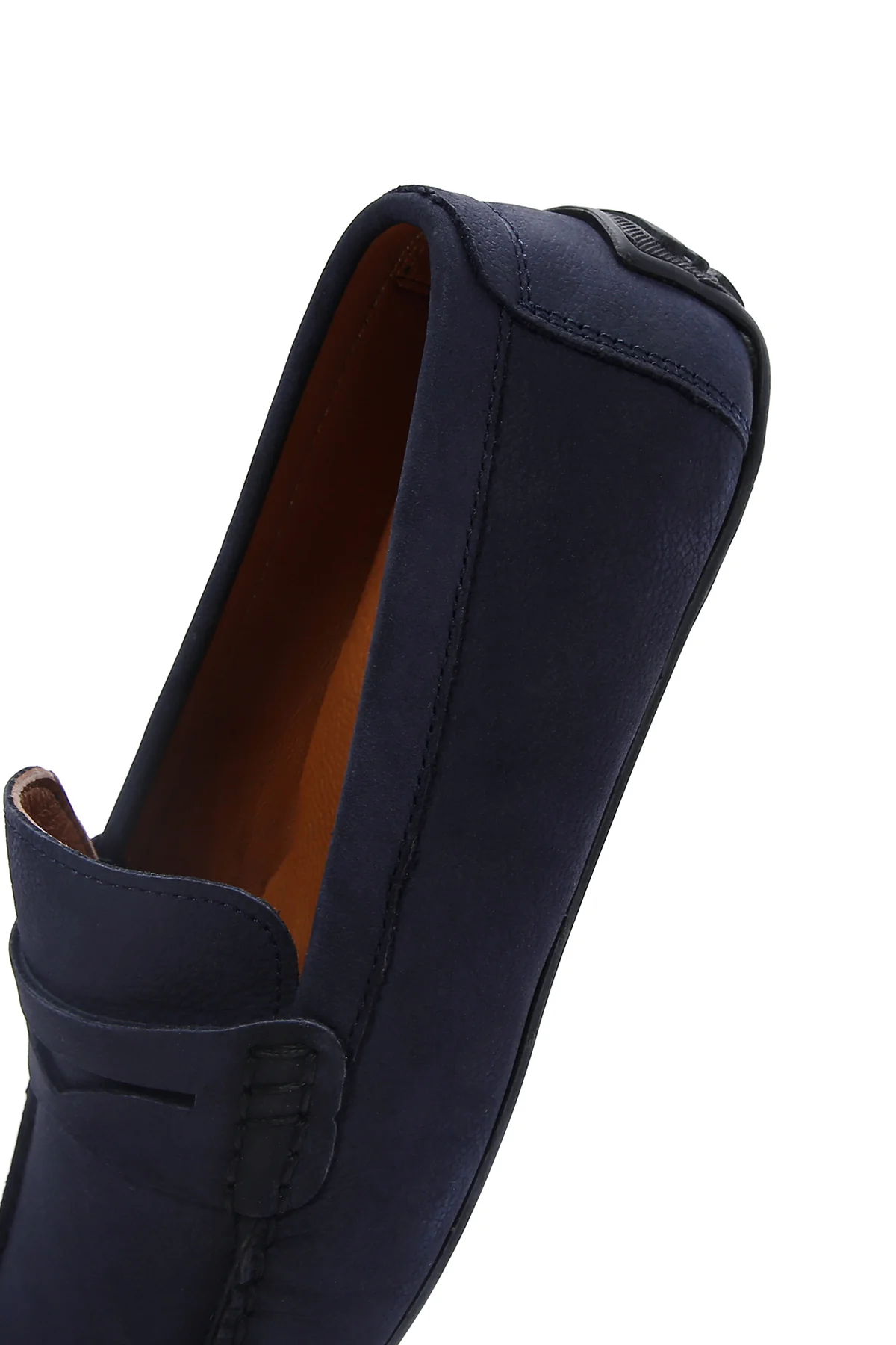 Erkek Lacivert Nubuk Deri Casual Loafer - Image 7