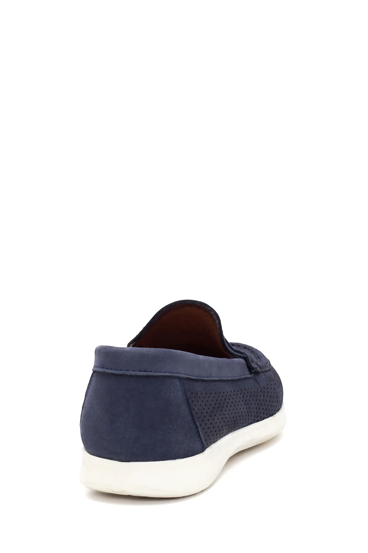 Erkek Lacivert Nubuk Deri Casual Loafer - Image 5