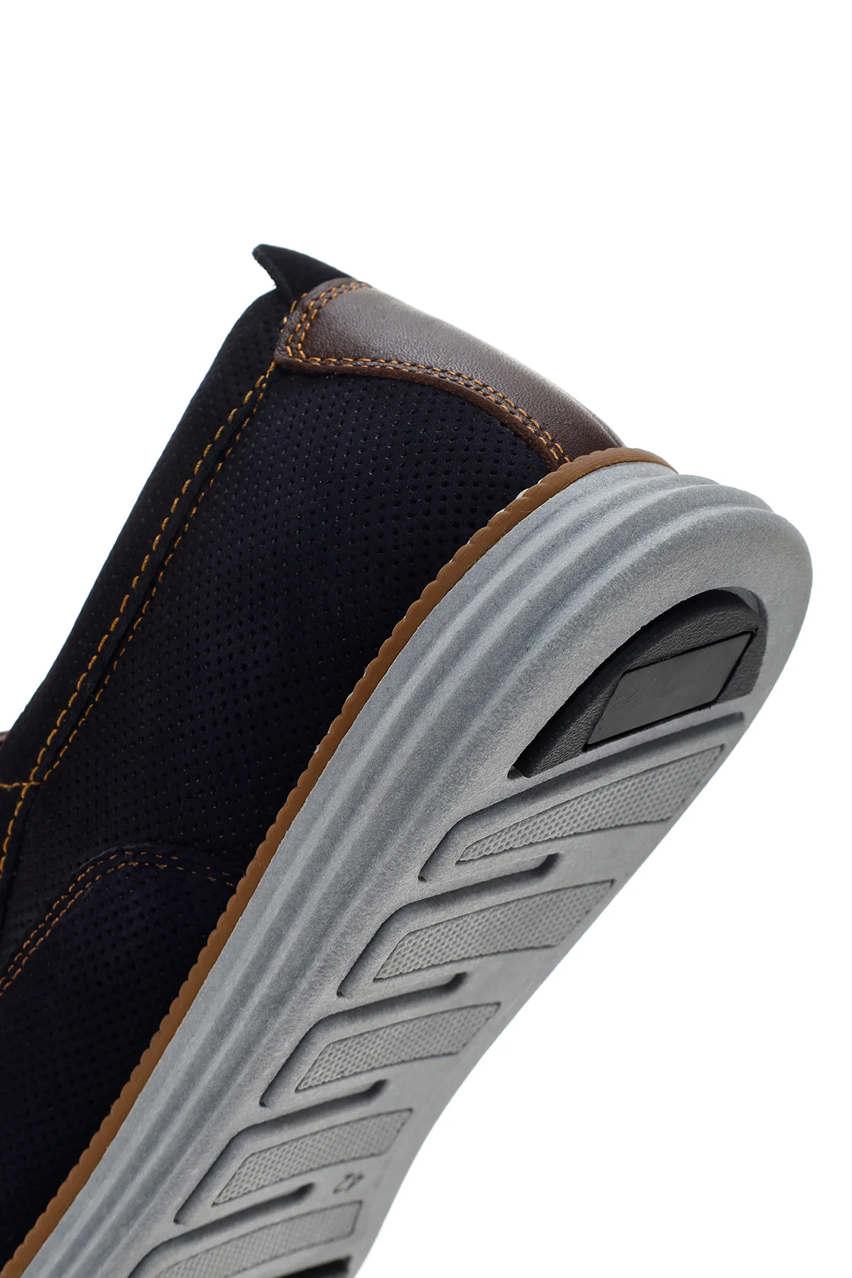 Erkek Lacivert Nubuk Deri Casual Loafer - Image 8