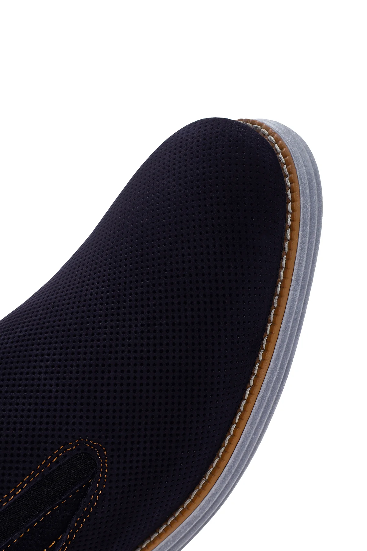 Erkek Lacivert Nubuk Deri Casual Loafer - Image 9