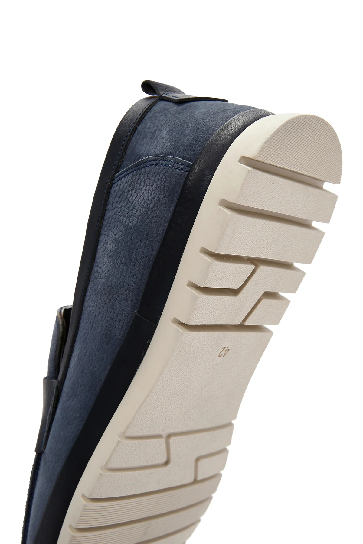 Erkek Lacivert Nubuk Deri Casual Loafer - Image 8