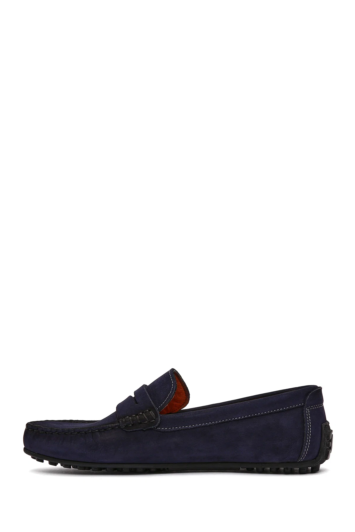 Erkek Lacivert Nubuk Deri Casual Loafer - Image 2