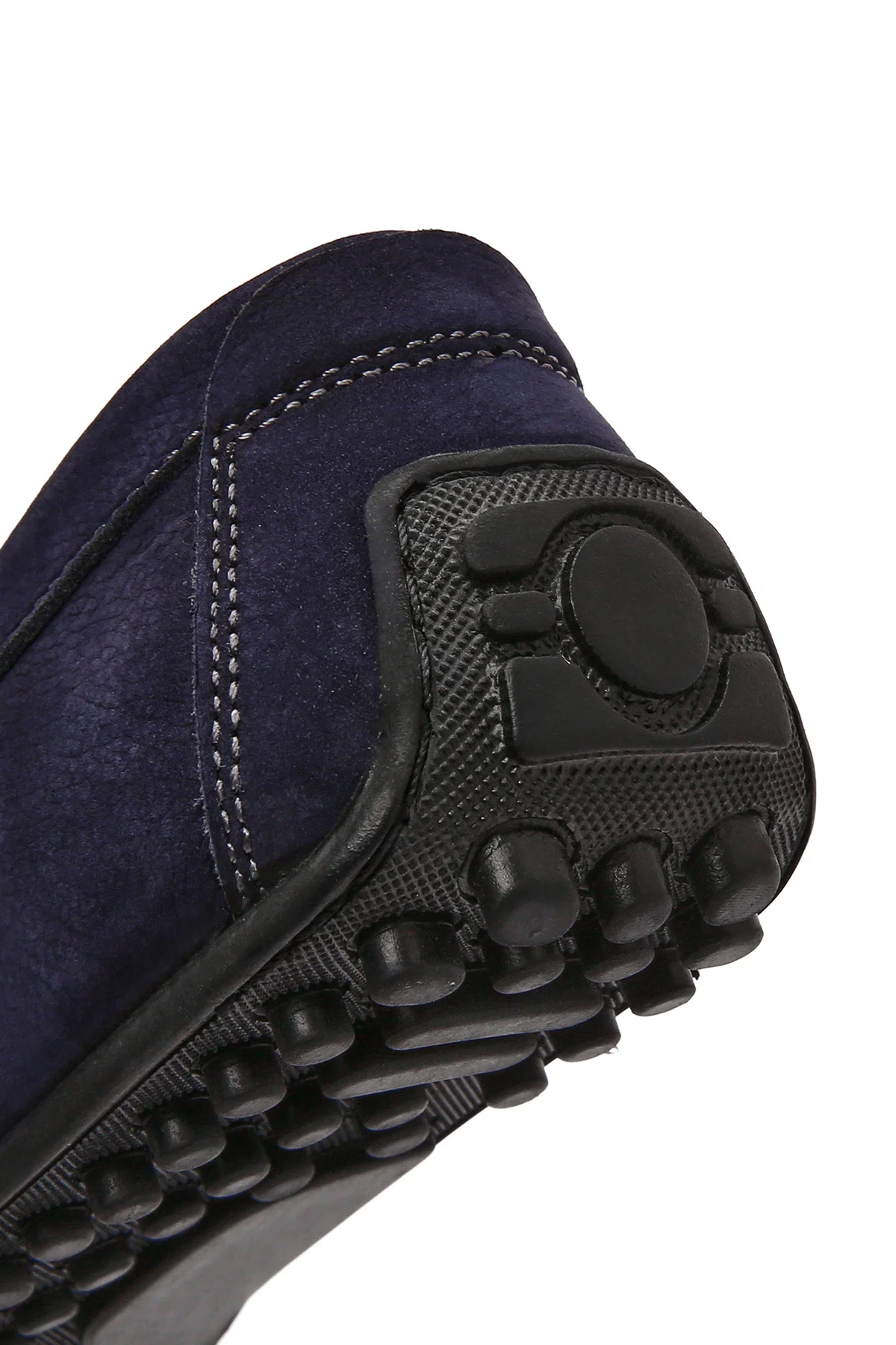 Erkek Lacivert Nubuk Deri Casual Loafer - Image 9