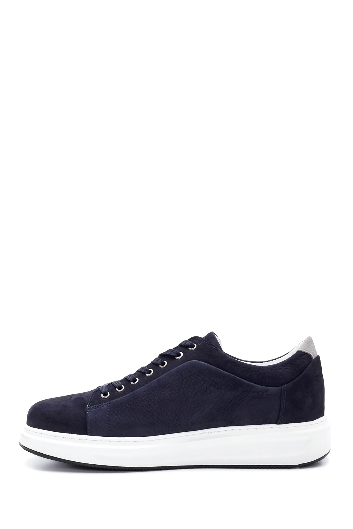 Erkek Lacivert Nubuk Deri Sneaker - Image 2