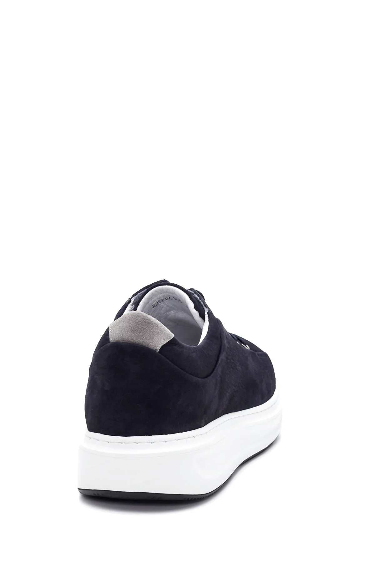 Erkek Lacivert Nubuk Deri Sneaker - Image 5