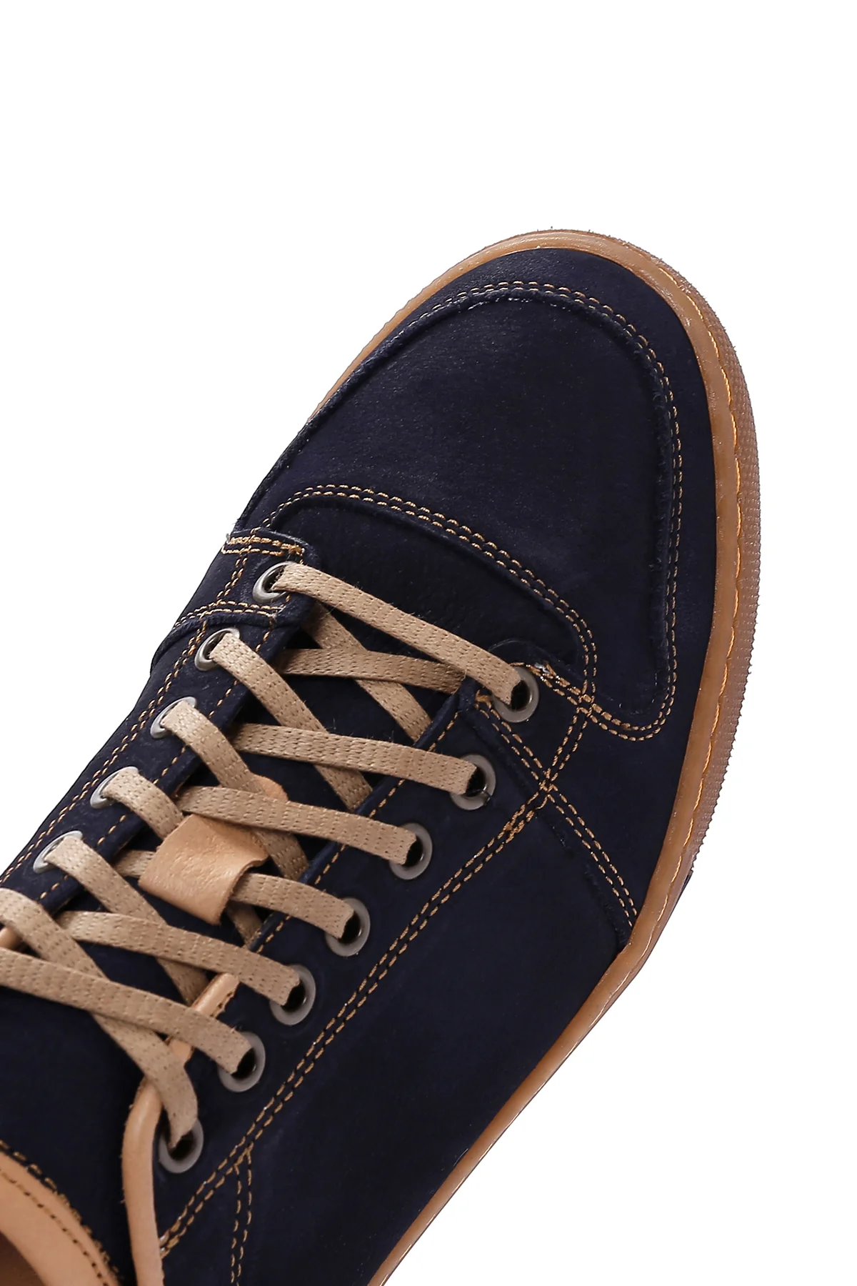 Erkek Lacivert Nubuk Deri Sneaker - Image 9