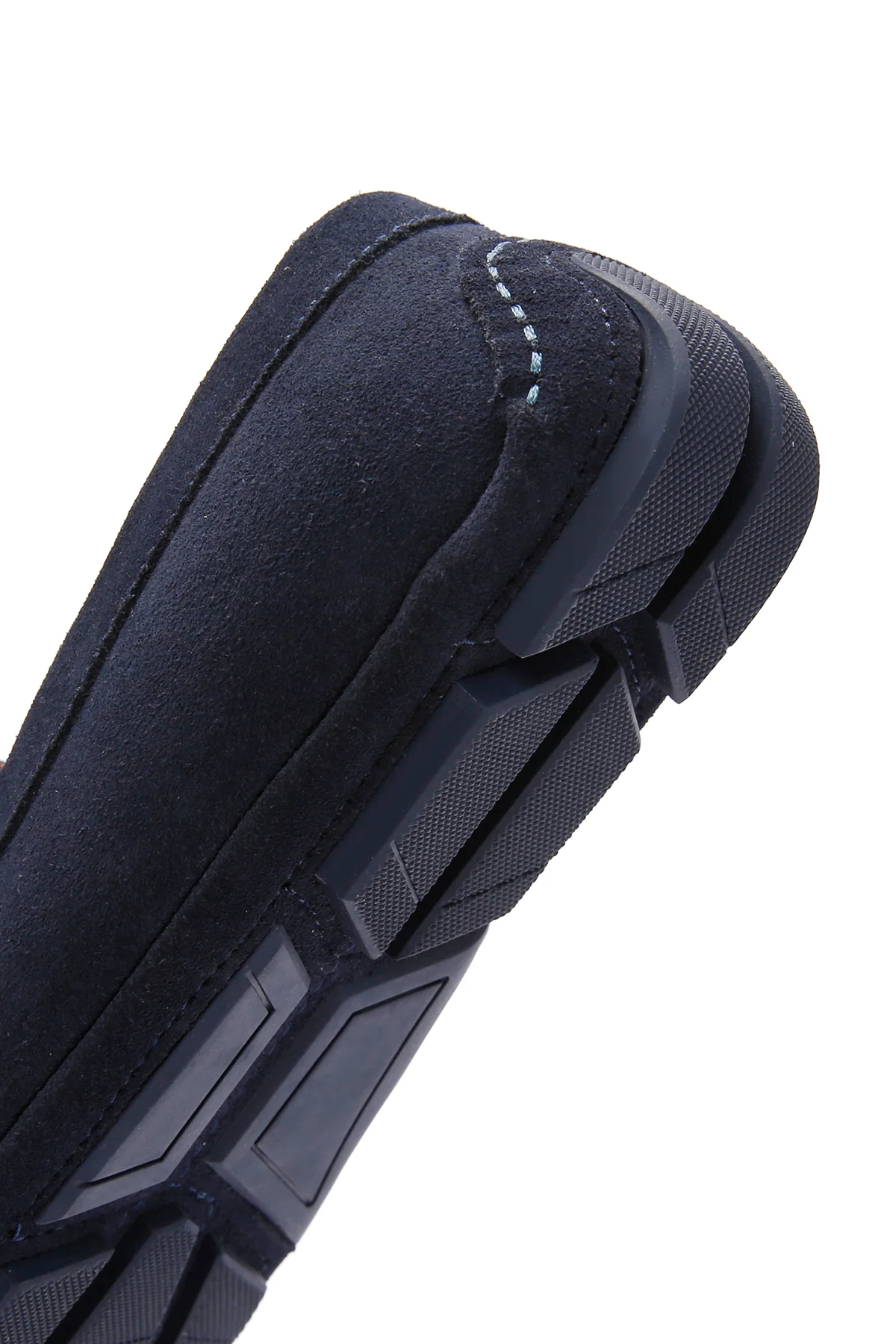 Erkek Lacivert Süet Deri Casual Loafer - Image 8