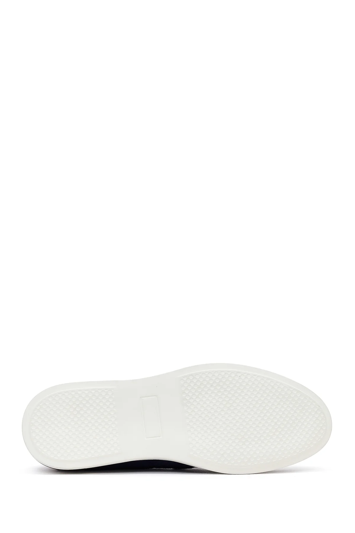 Erkek Lacivert Süet Deri Casual Loafer - Image 5