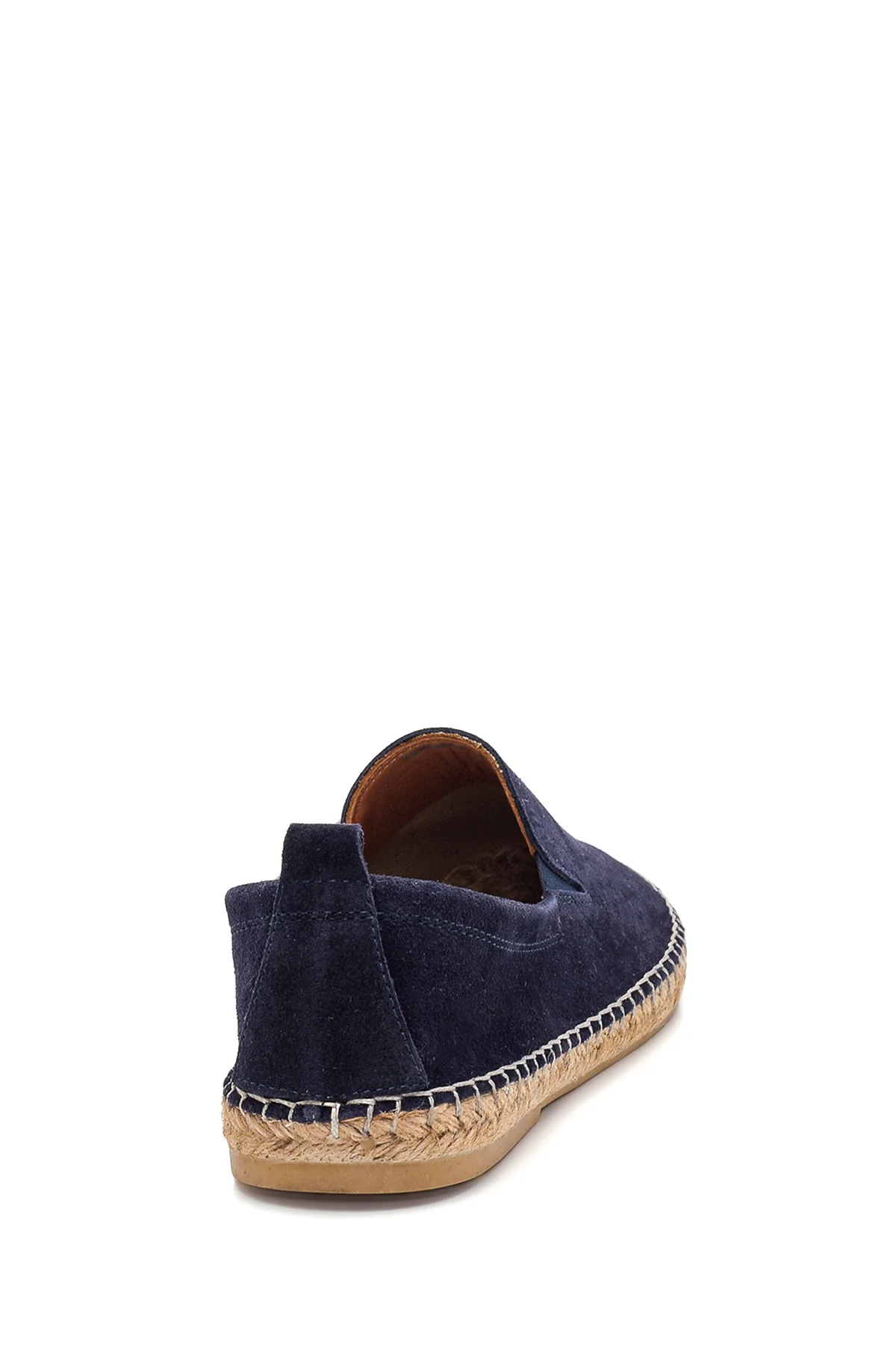 Erkek Lacivert Süet Deri Espadril - Image 5