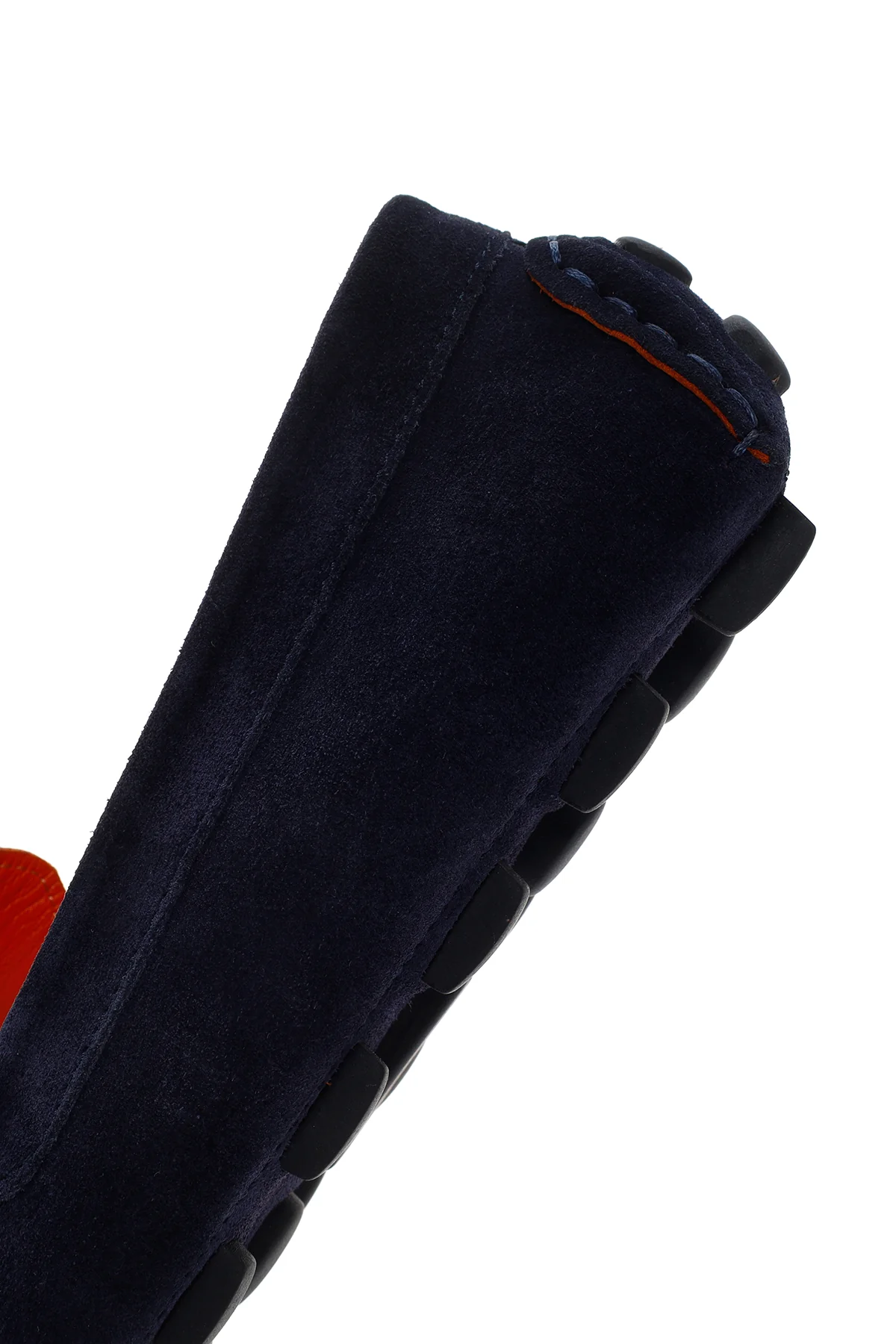 Erkek Lacivert Süet Deri Loafer - Image 7