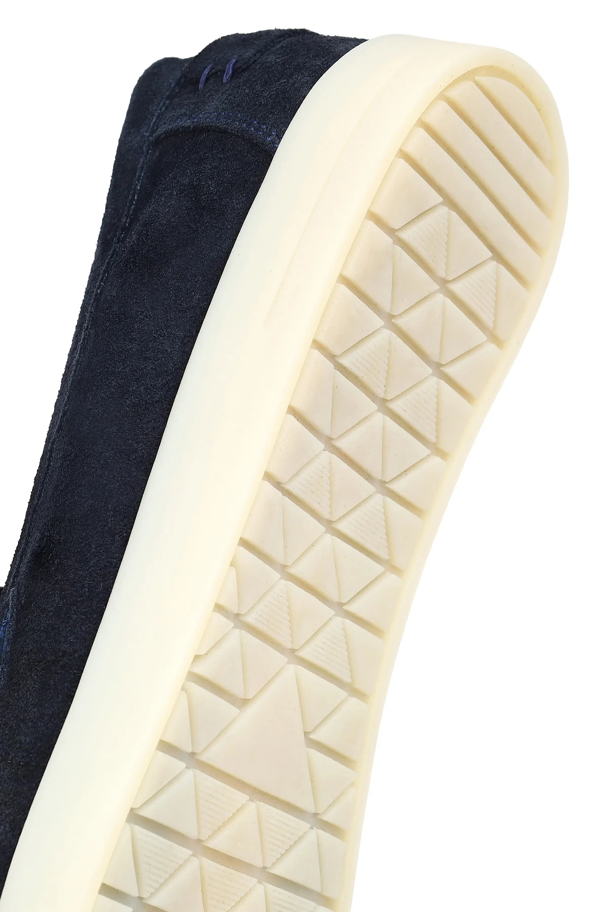 Erkek Lacivert Süet Deri Loafer - Image 8