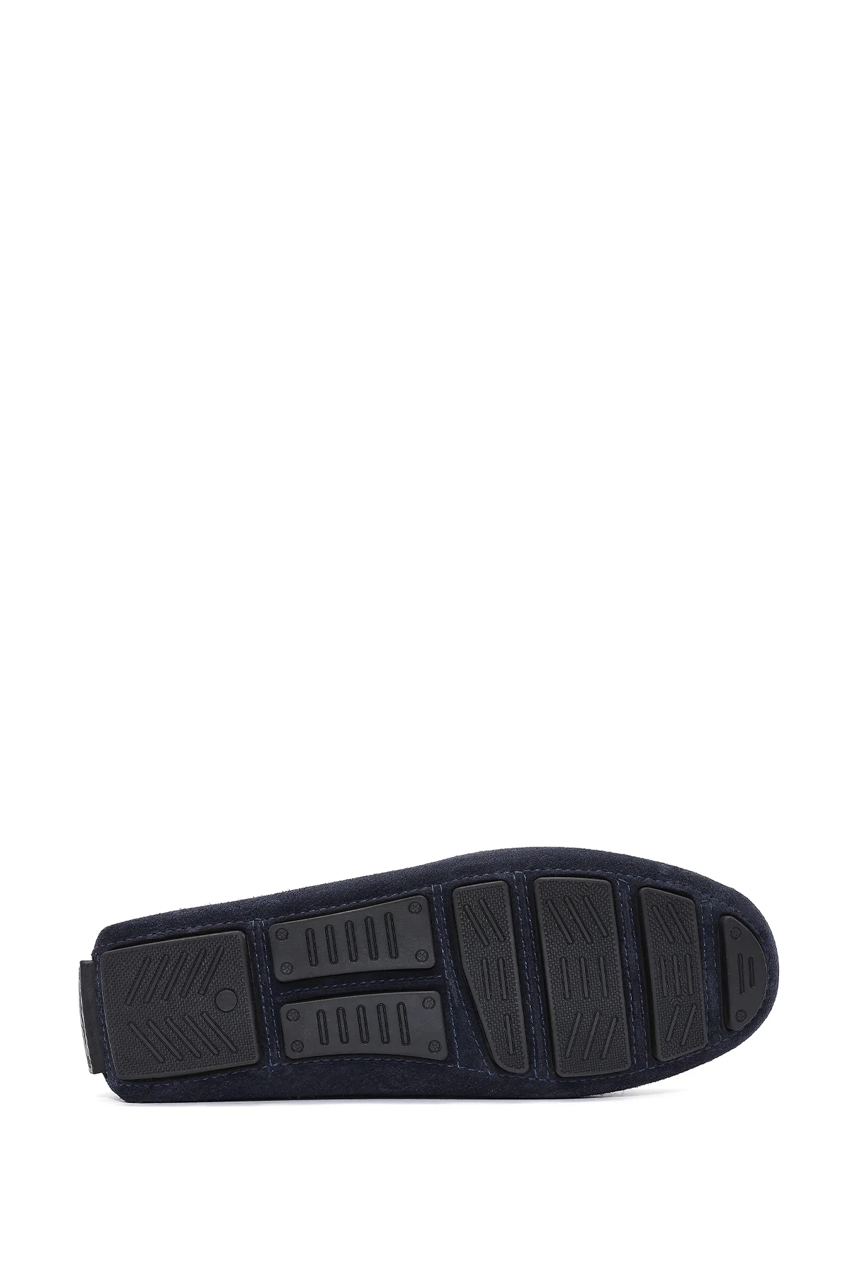 Erkek Lacivert Süet Deri Loafer - Image 5