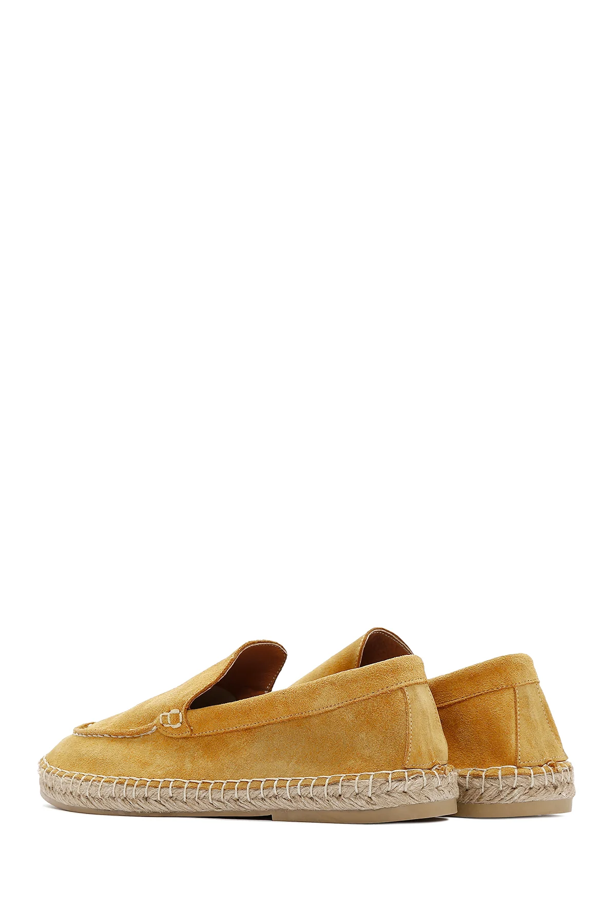Erkek Sarı Deri Espadril - Image 5