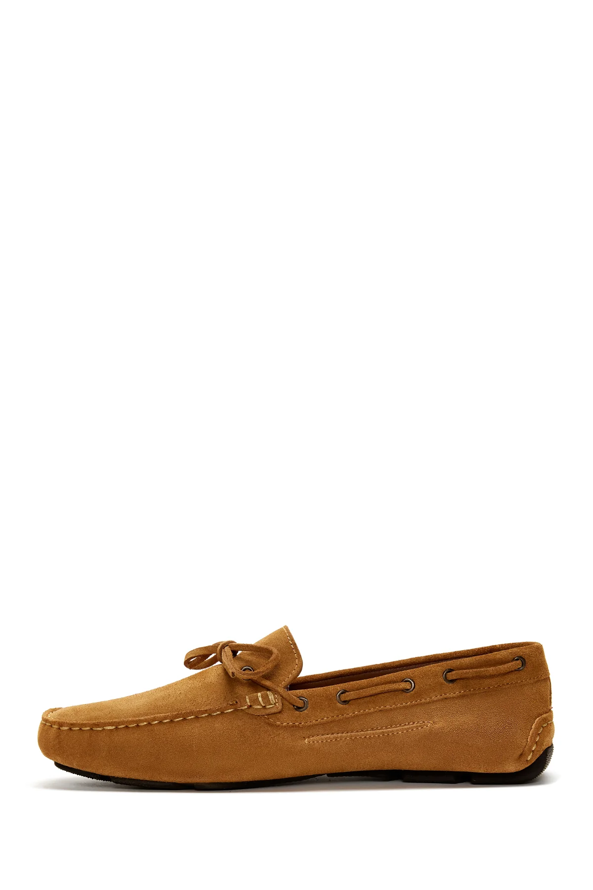 Erkek Sarı Süet Deri Casual Loafer - Image 2