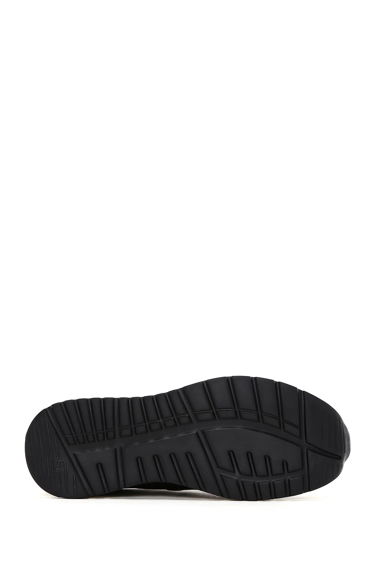 Erkek Siyah Bağcıklı Deri Casual Sneaker - Image 4