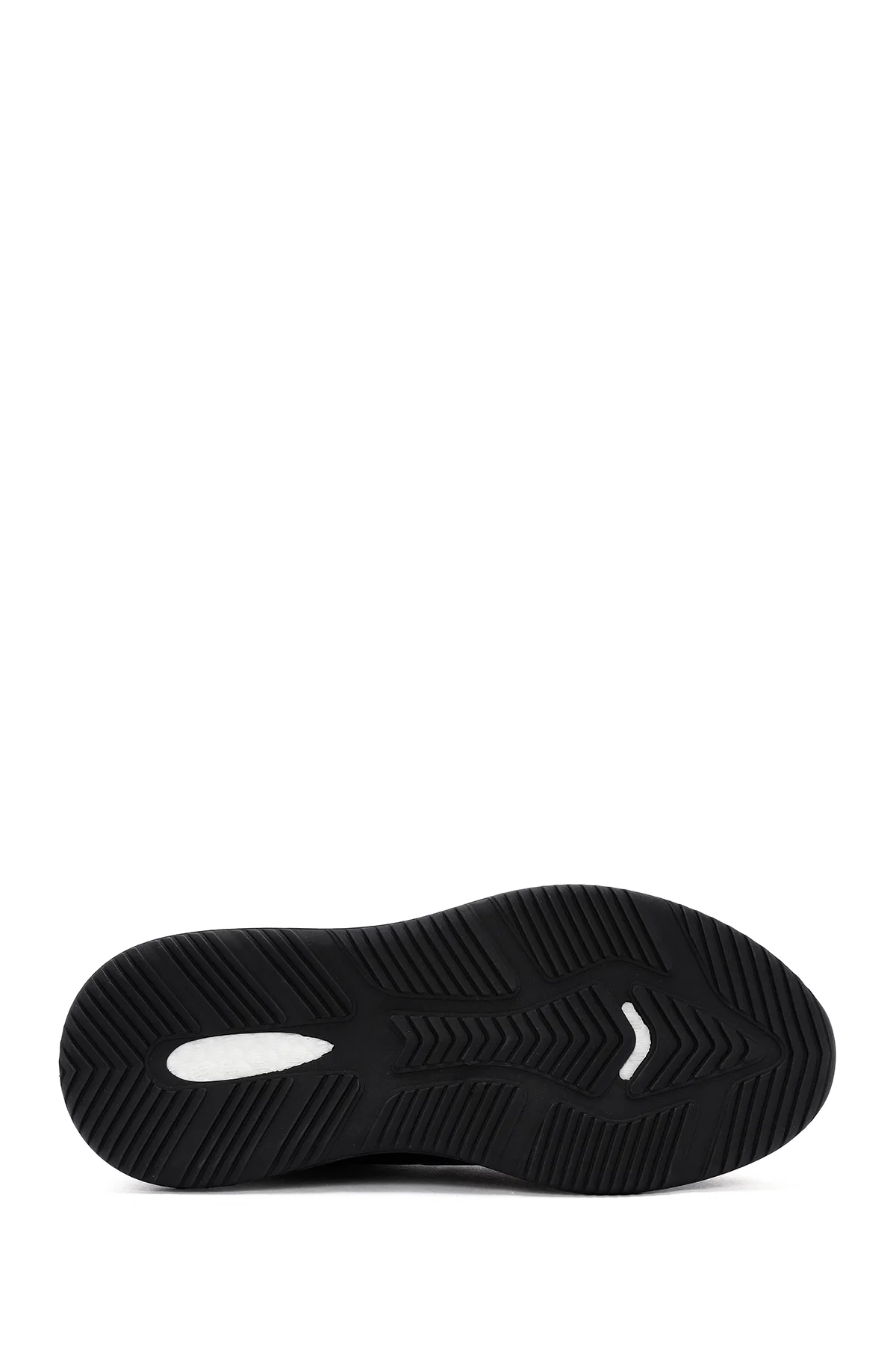 Erkek Siyah Bağcıklı Deri Casual Sneaker - Image 4