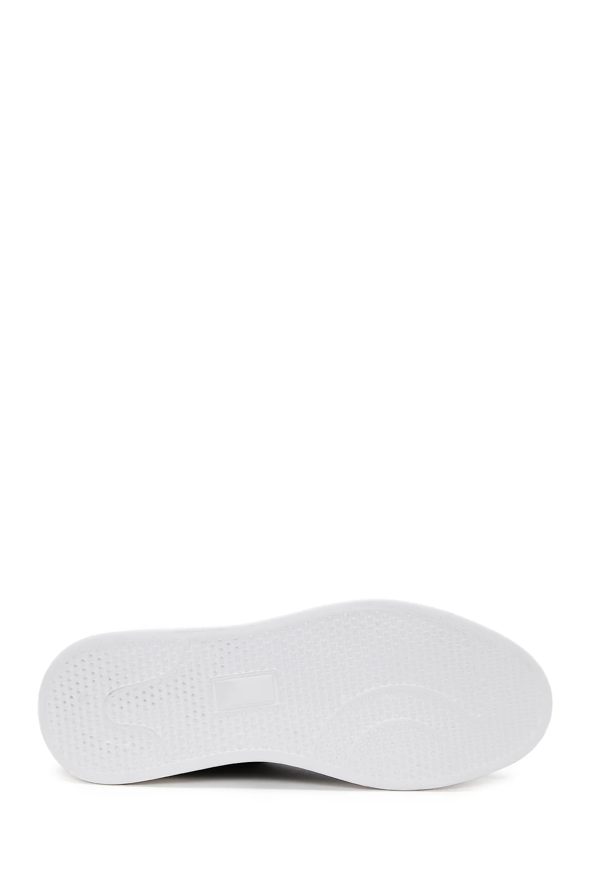 Erkek Siyah Bağcıklı Deri Sneaker - Image 4