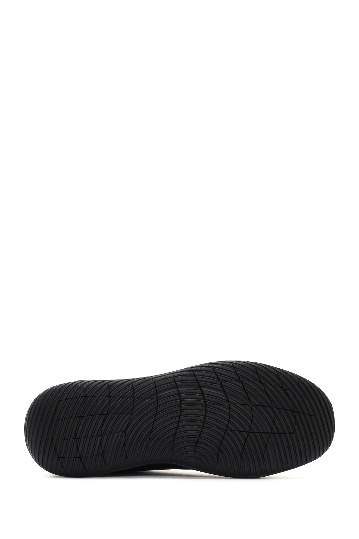 Erkek Siyah Bağcıklı Deri Sneaker - Image 4