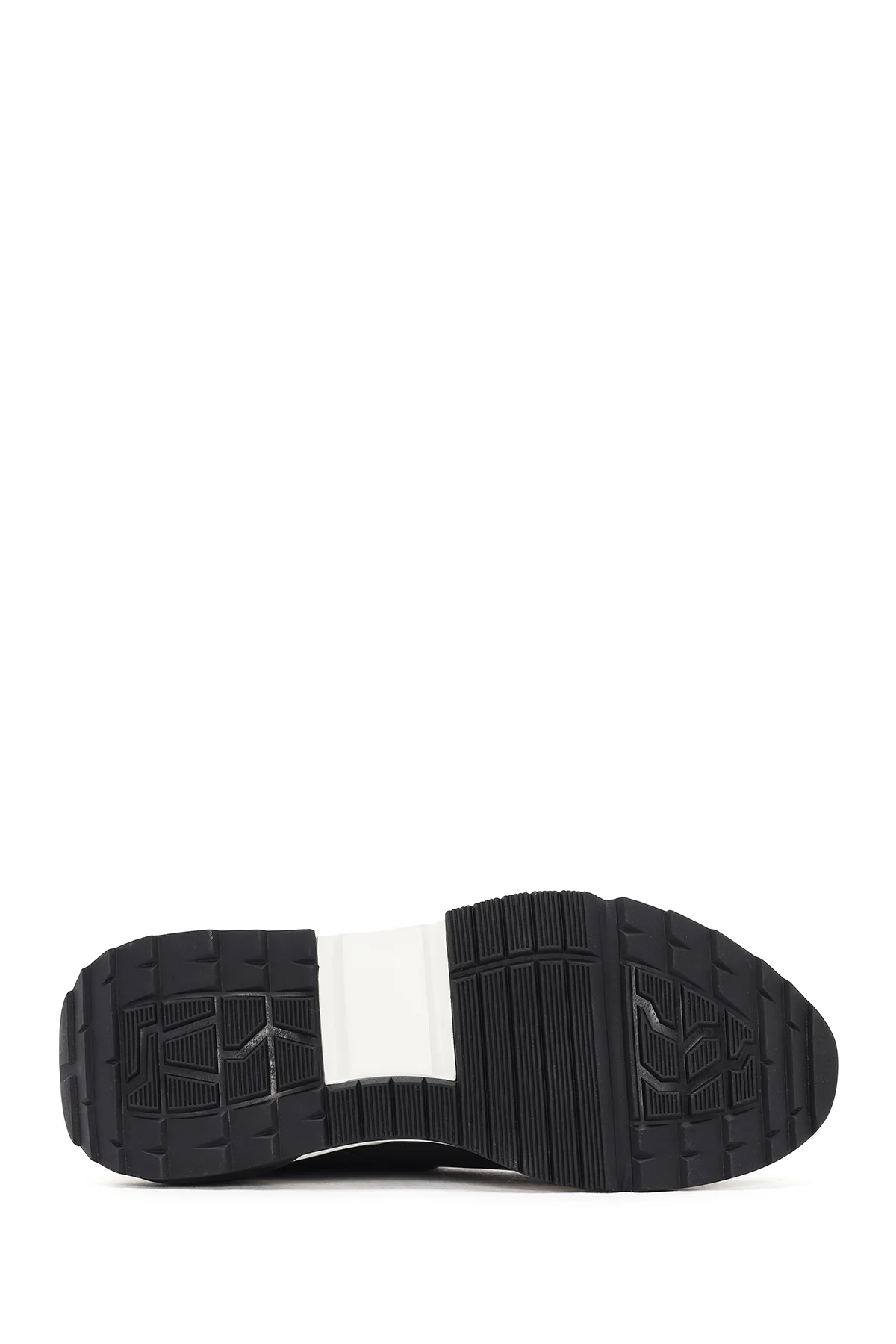 Erkek Siyah Bağcıklı Deri Sneaker - Image 4