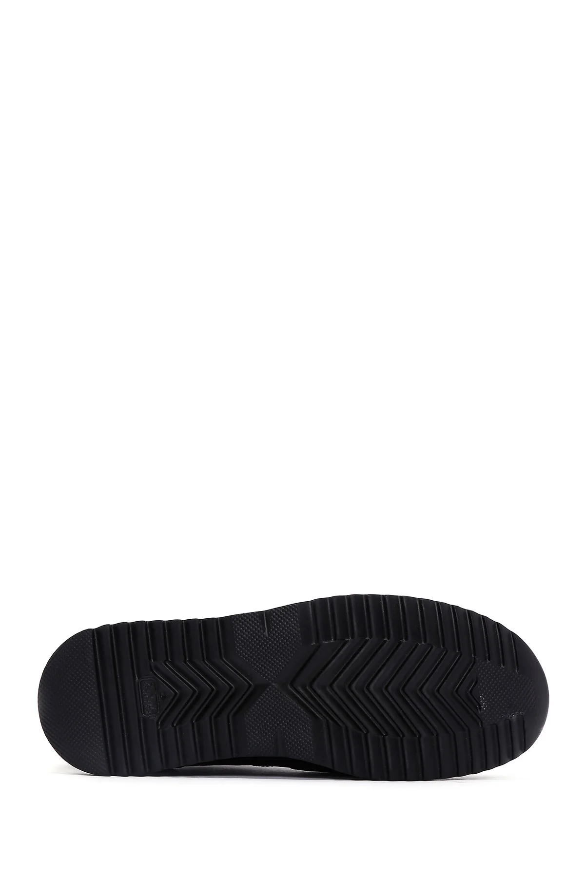 Erkek Siyah Bağcıklı Deri Sneaker - Image 4
