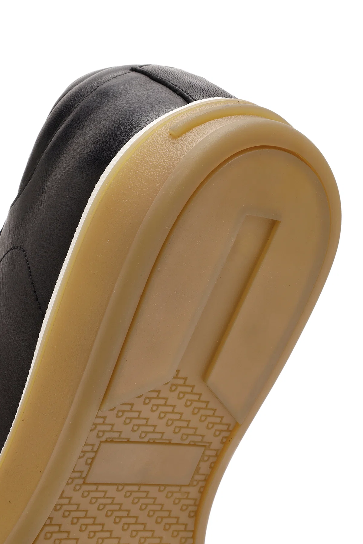 Erkek Siyah Bağcıklı Deri Sneaker - Image 8