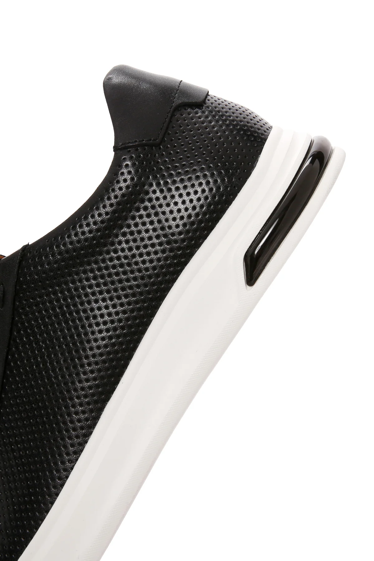 Erkek Siyah Bağcıklı Deri Sneaker - Image 8