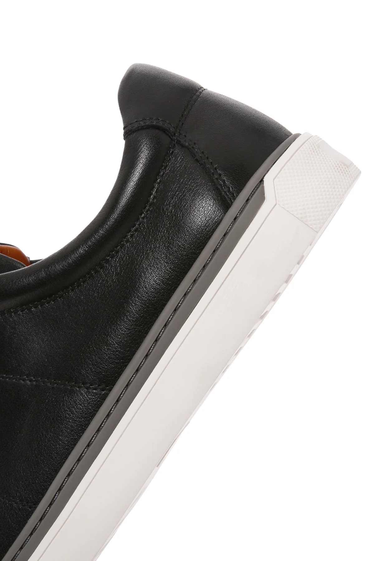 Erkek Siyah Bağcıklı Deri Sneaker - Image 8