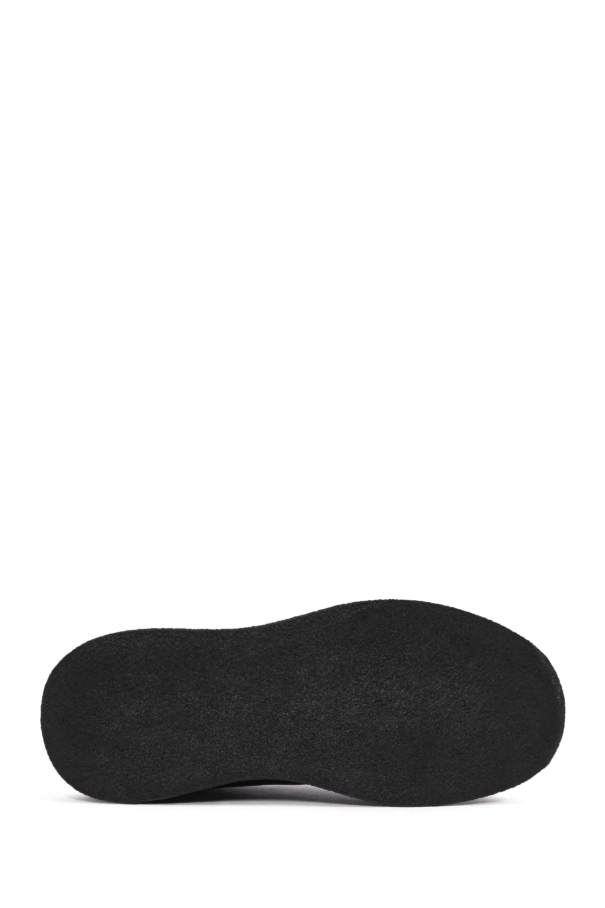 Erkek Siyah Bağcıklı Deri Sneaker - Image 4