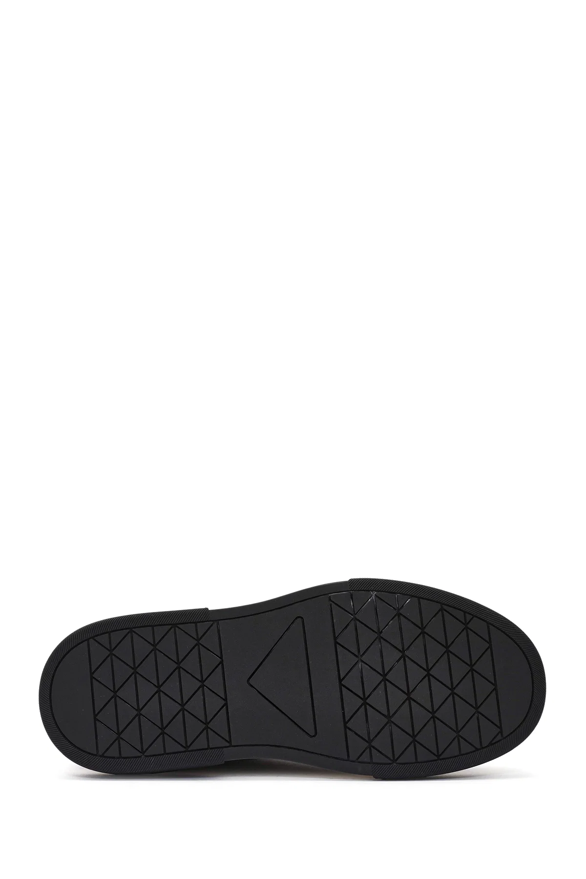 Erkek Siyah Bağcıklı Deri Sneaker - Image 4