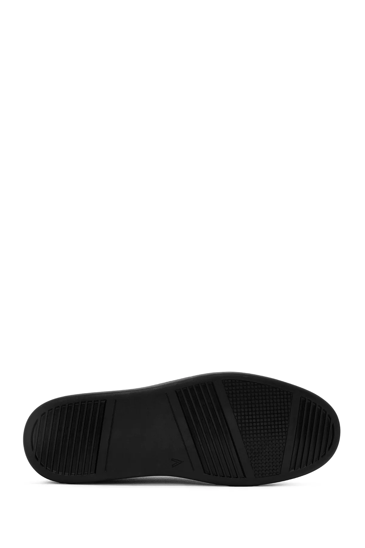 Erkek Siyah Bağcıklı Deri Sneaker - Image 4
