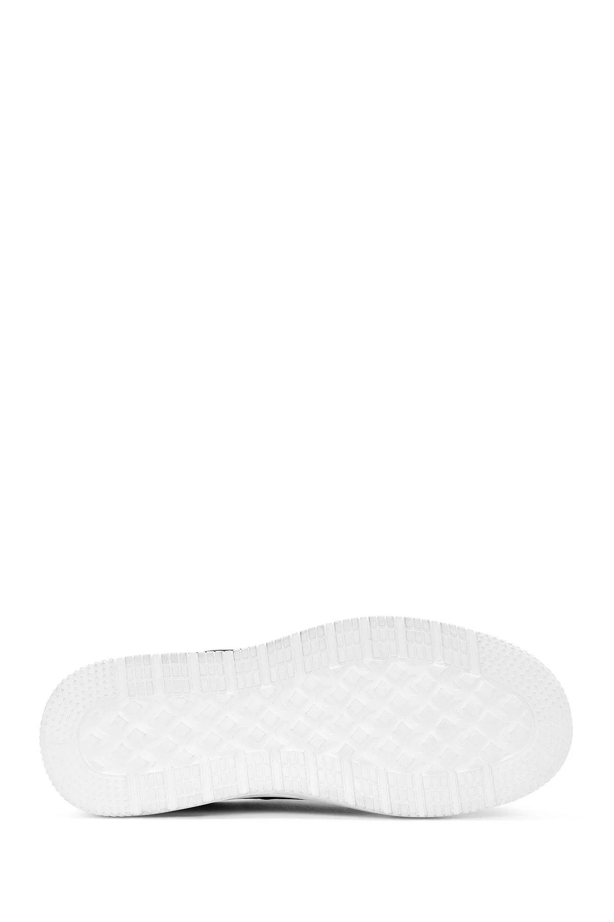 Erkek Siyah Bağcıklı Deri Sneaker - Image 4