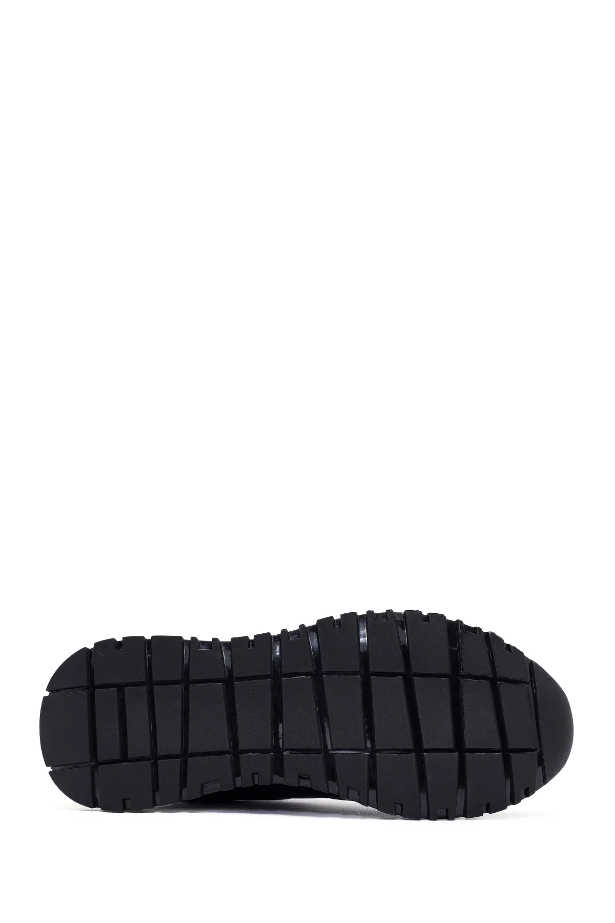 Erkek Siyah Bağcıklı Deri Sneaker - Image 4