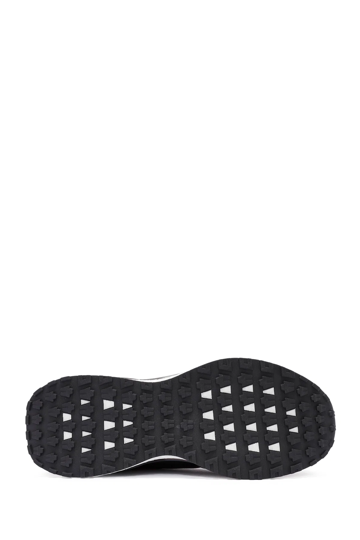 Erkek Siyah Bağcıklı Deri Sneaker - Image 4