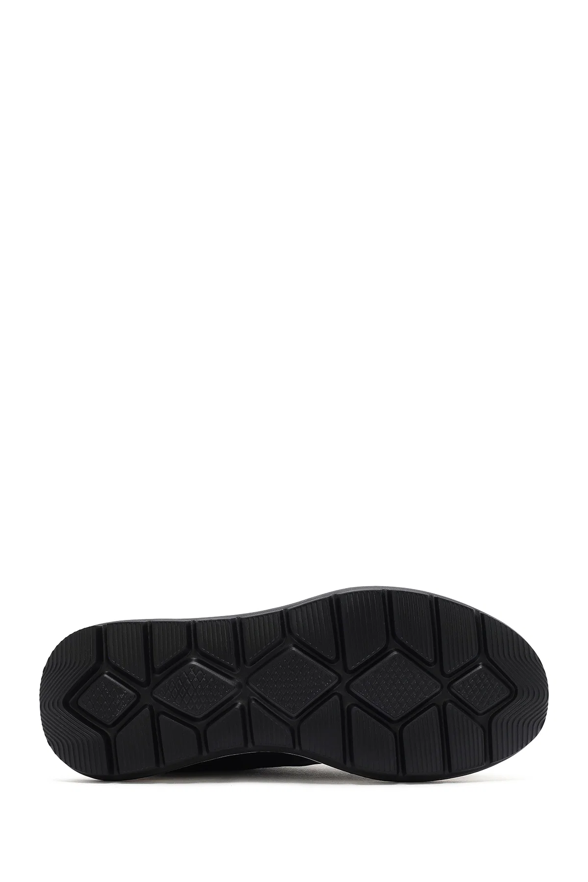 Erkek Siyah Bağcıklı Deri Sneaker - Image 4