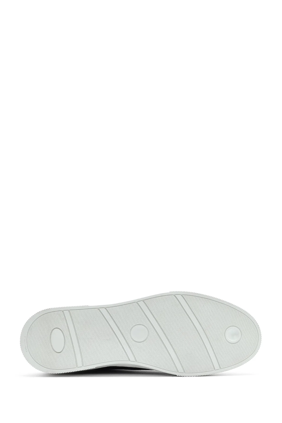 Erkek Siyah Bağcıklı Deri Sneaker - Image 4