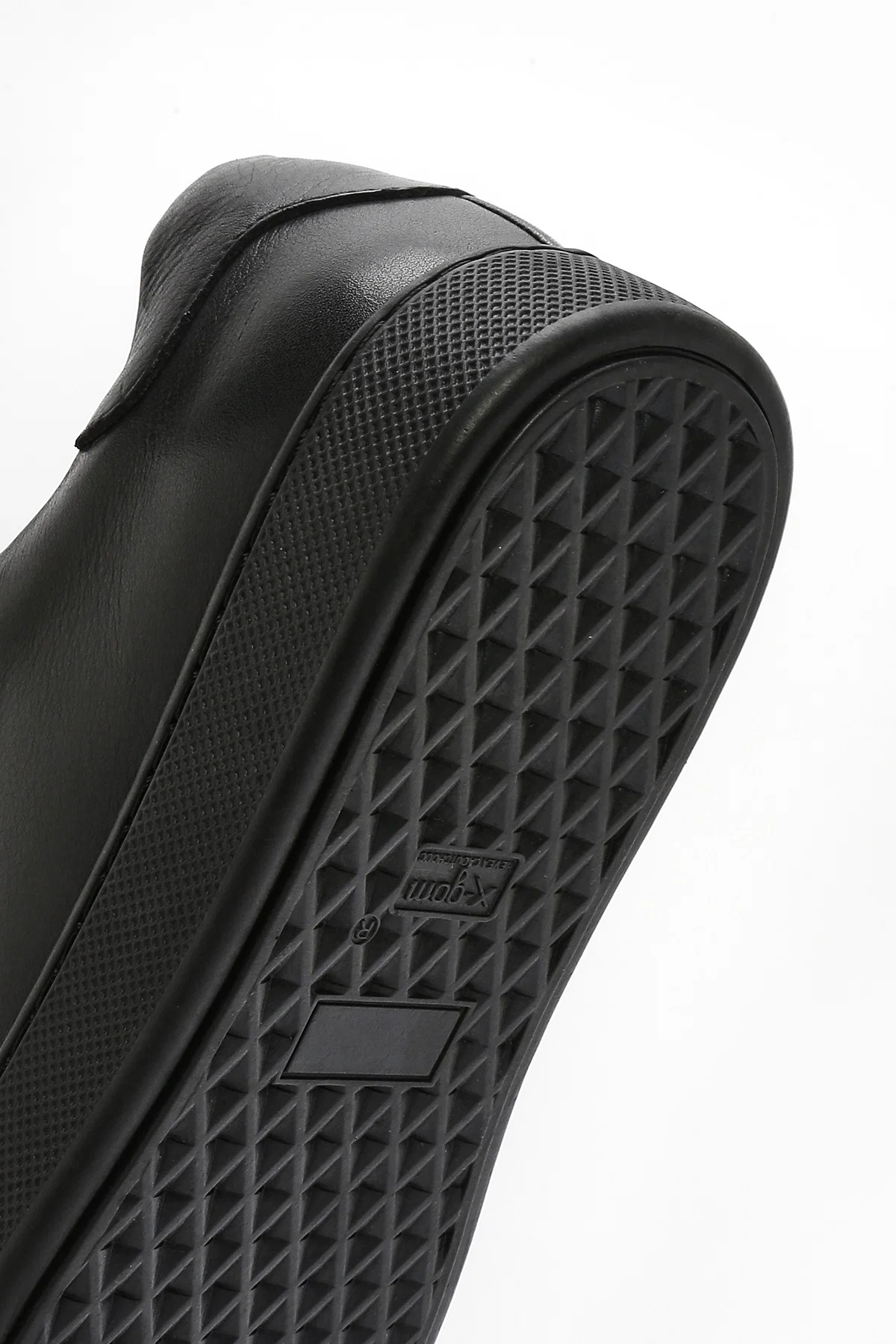 Erkek Siyah Bağcıklı Deri Sneaker - Image 10