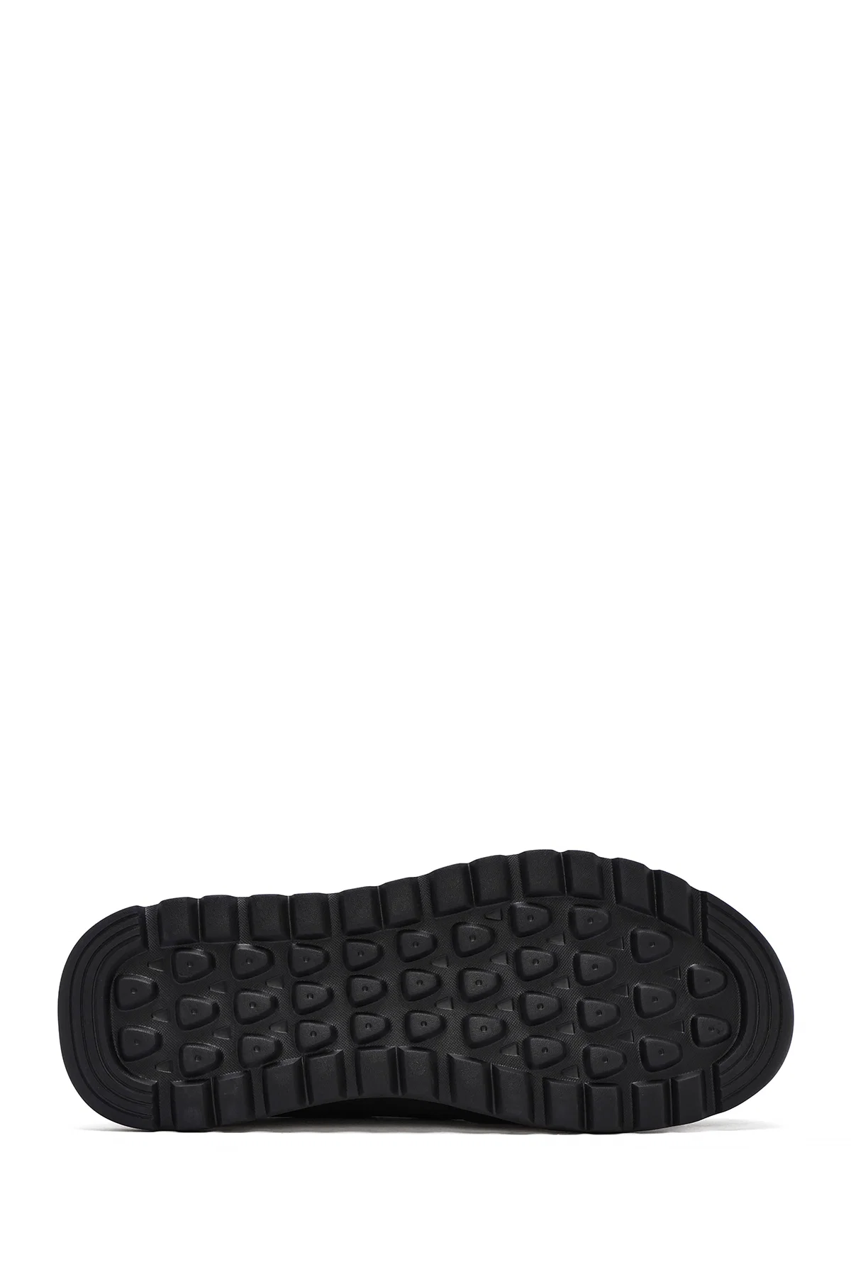 Erkek Siyah Bağcıklı Deri Sneaker - Image 4