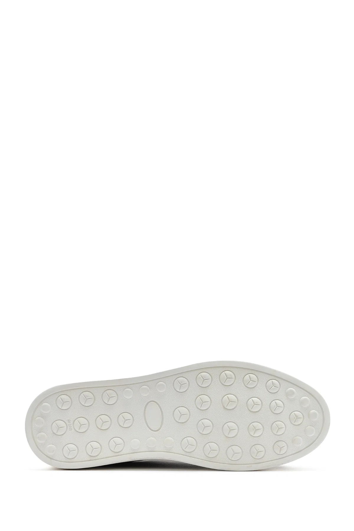 Erkek Siyah Bağcıklı Deri Sneaker - Image 4