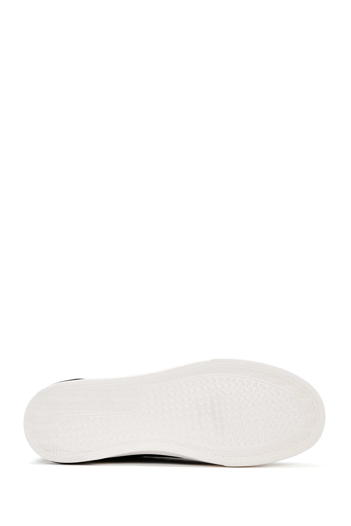 Erkek Siyah Bağcıklı Deri Sneaker - Image 4