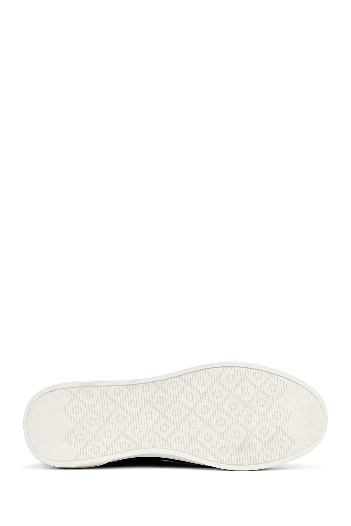 Erkek Siyah Bağcıklı Deri Sneaker - Image 4