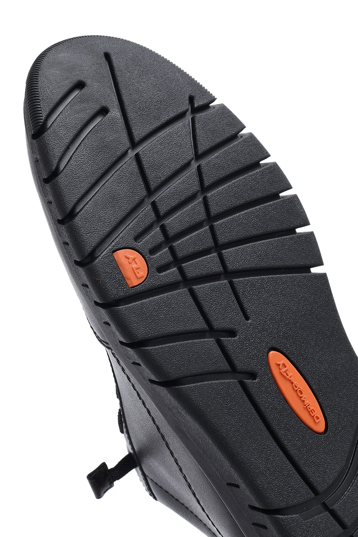 Erkek Siyah Bağcıklı Deri Sneaker - Image 8
