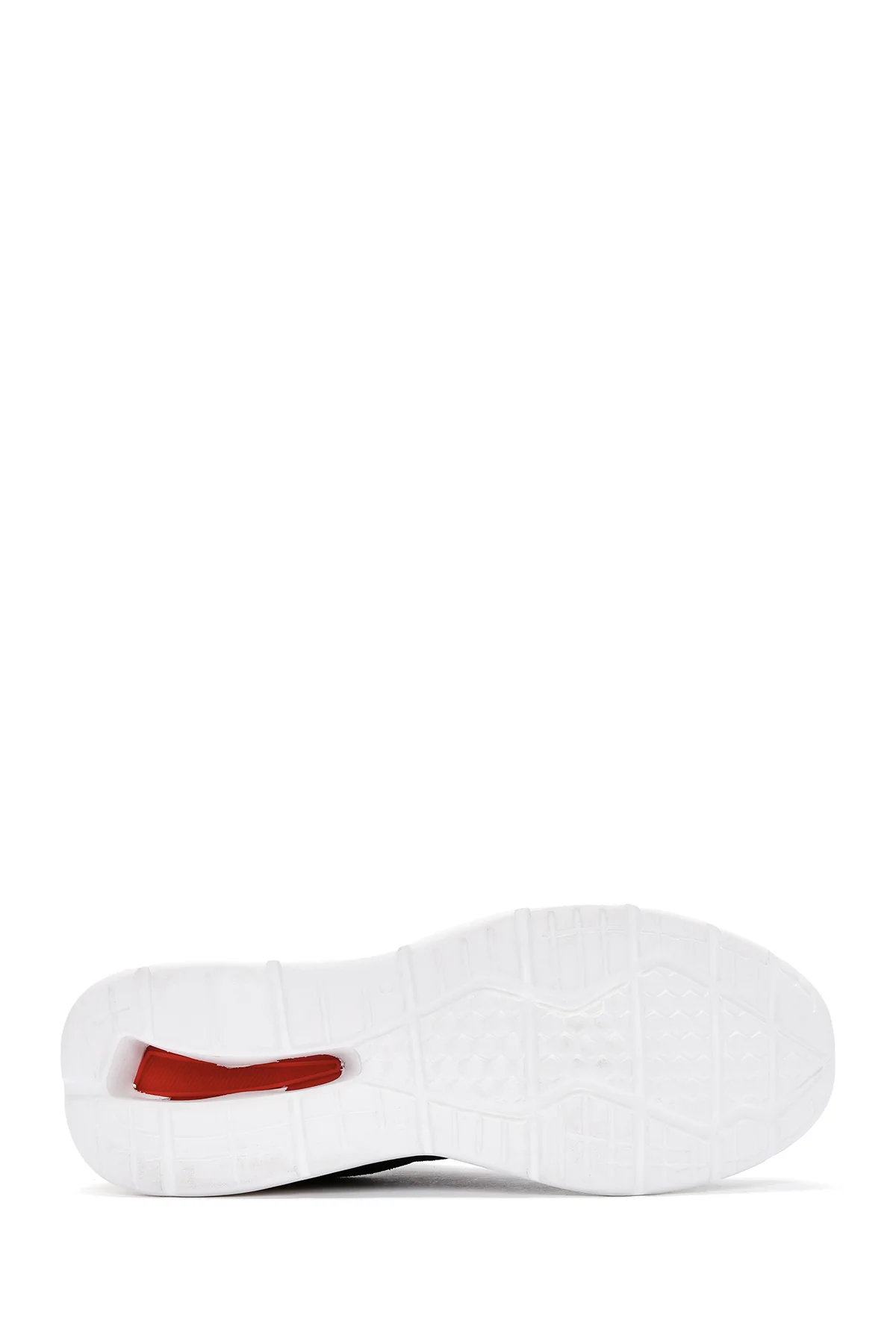 Erkek Siyah Bağcıklı Kalın Tabanlı Deri Sneaker - Image 4
