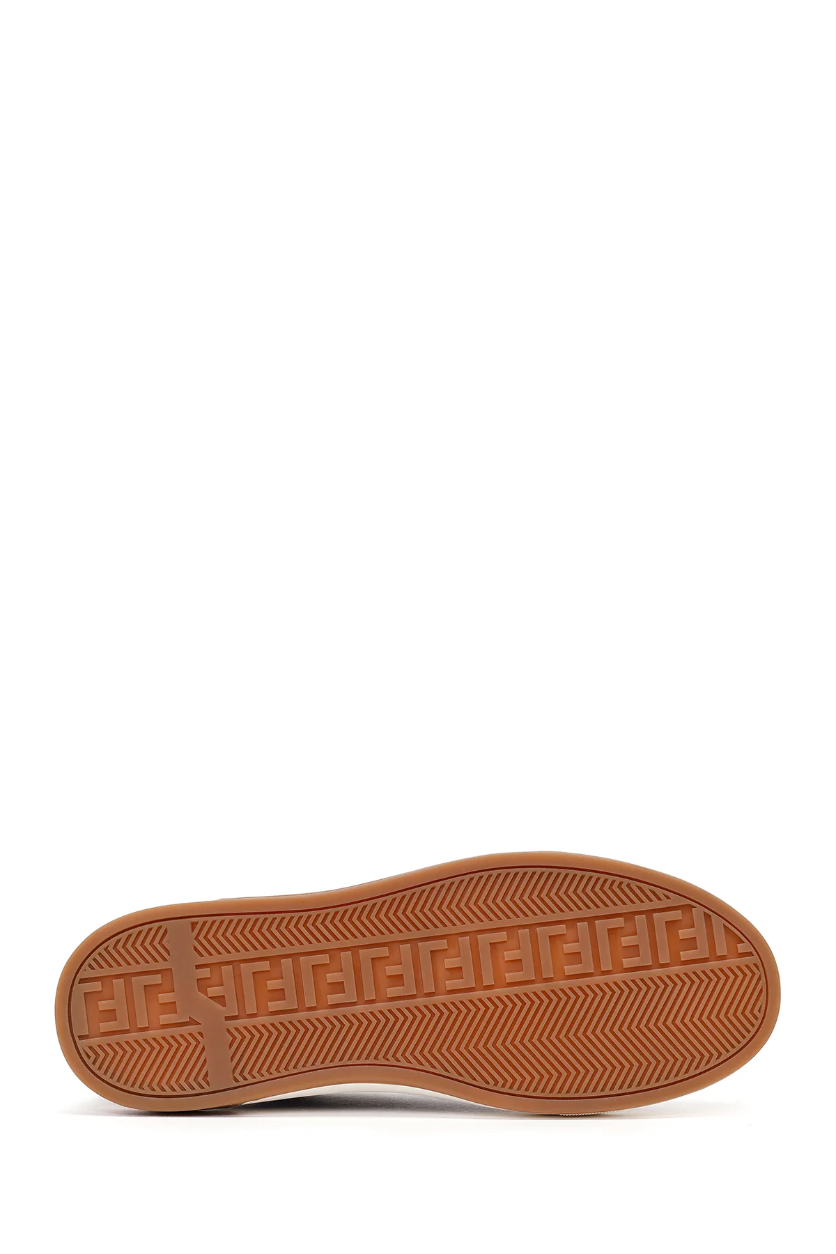 Erkek Siyah Bağcıklı Kalın Tabanlı Deri Sneaker - Image 5