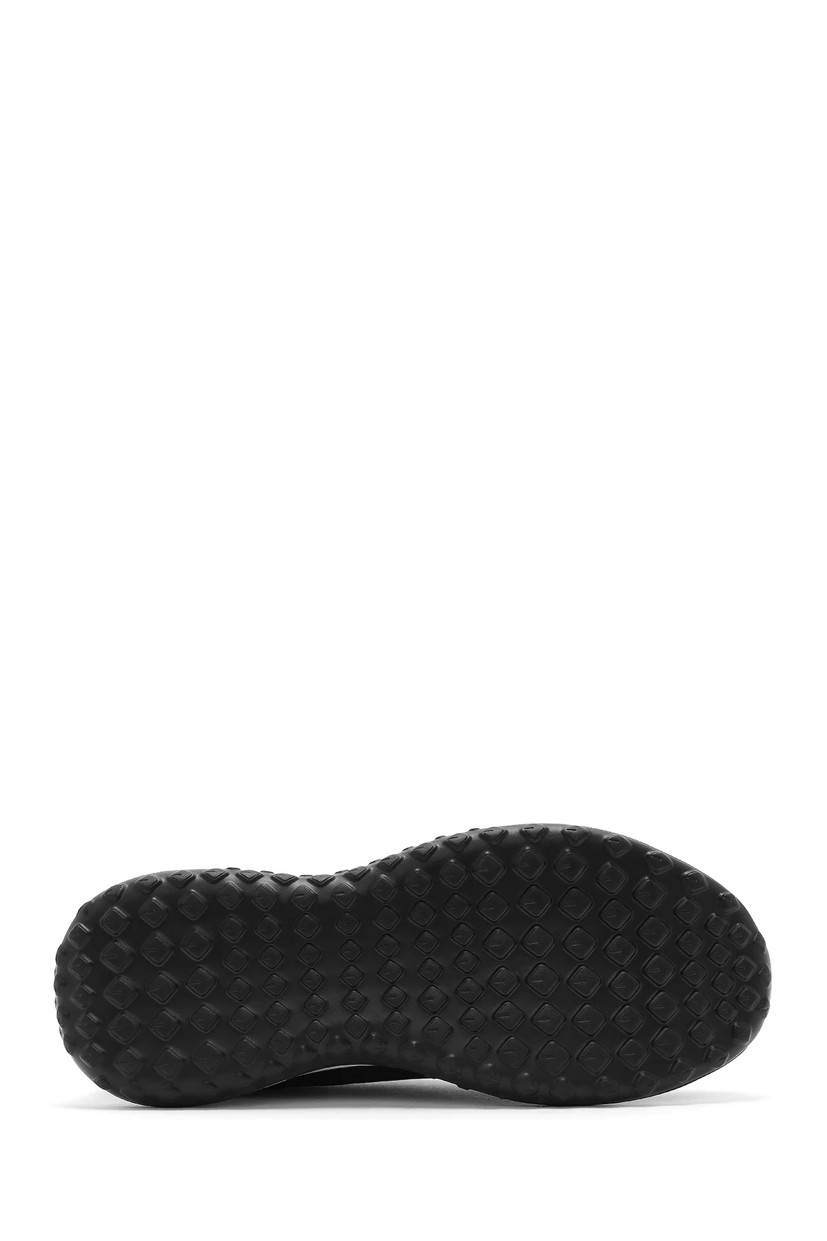 Erkek Siyah Bağcıklı Kalın Tabanlı Sneaker - Image 4