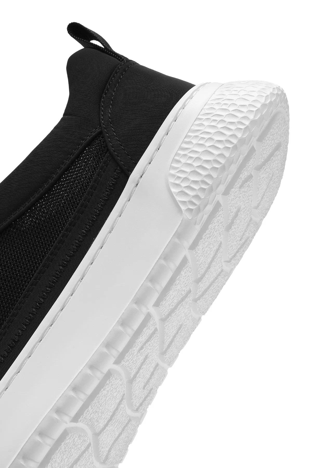 Erkek Siyah Bağcıklı Kalın Tabanlı Sneaker - Image 8