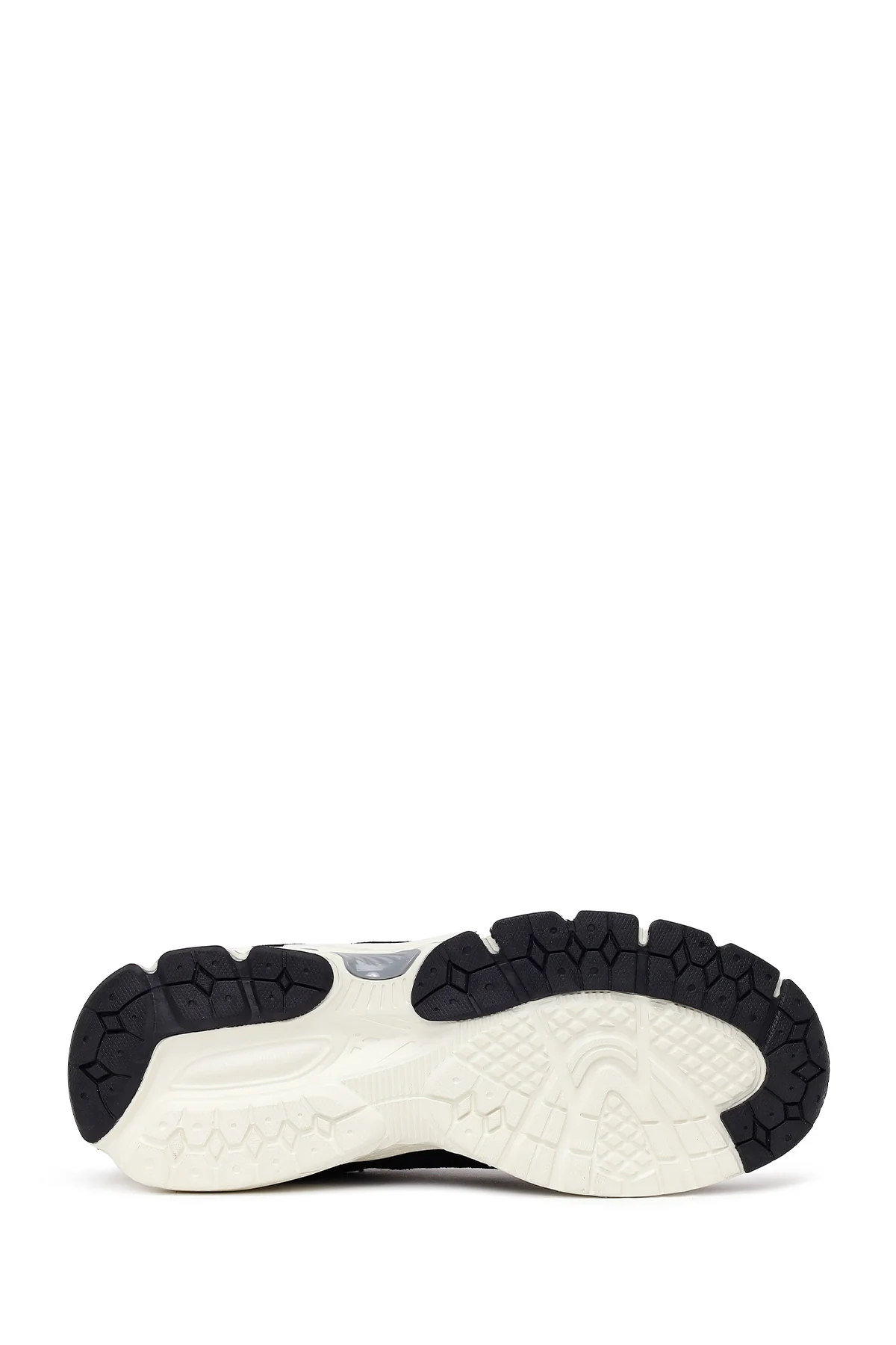 Erkek Siyah Bağcıklı Kalın Tabanlı Süet Deri Sneaker - Image 5