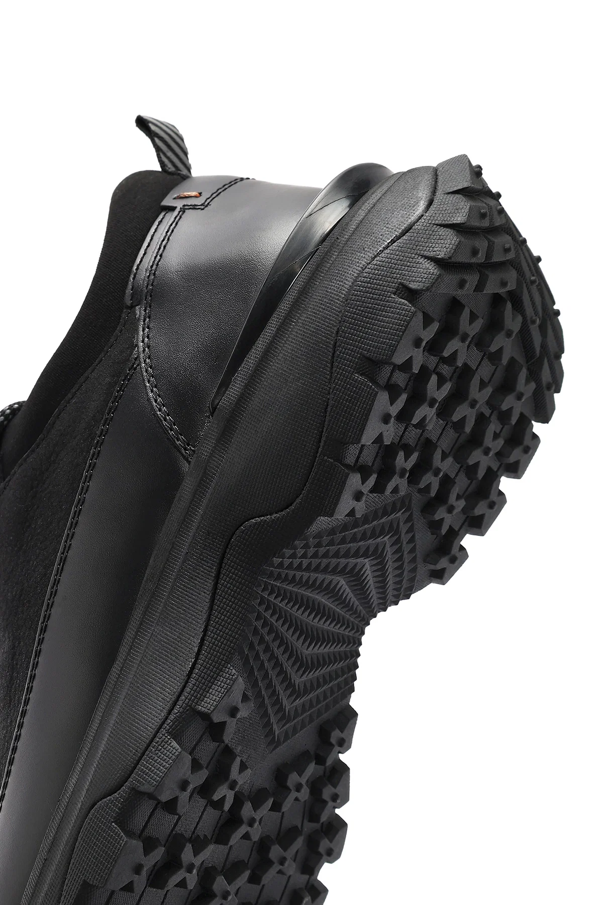 Erkek Siyah Bağcıklı Nubuk Deri Sneaker - Image 9