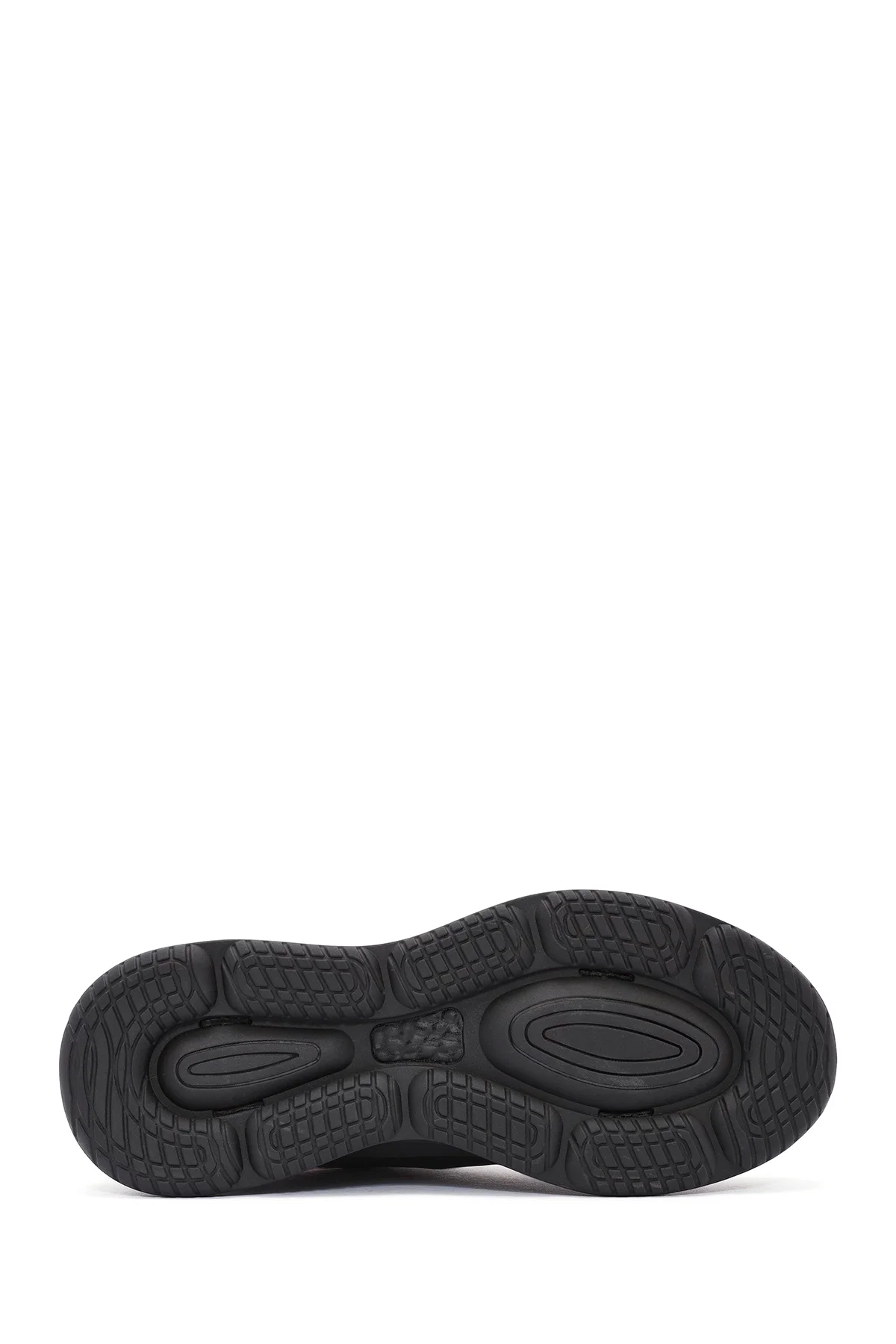 Erkek Siyah Bağcıklı Nubuk Deri Sneaker - Image 4